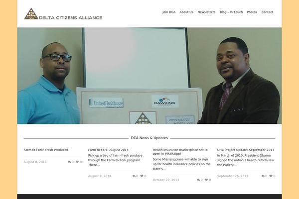 WordPress website example screenshot