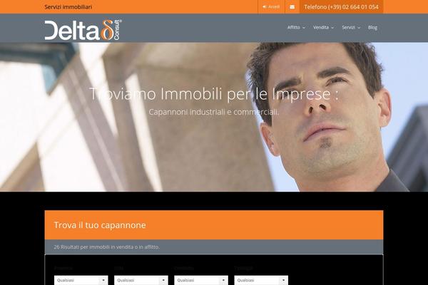 deltaconsult.it site used WP Pro Real Estate 6