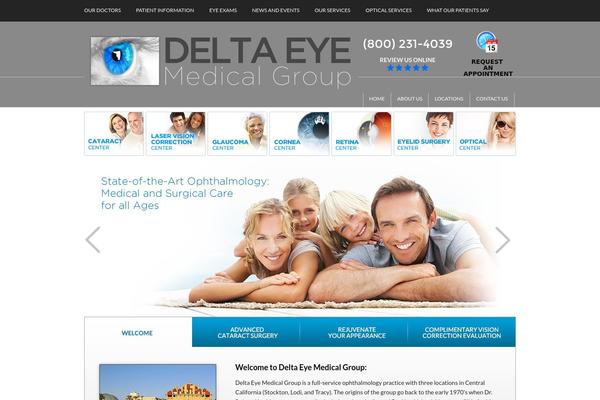 Delta theme site design template sample