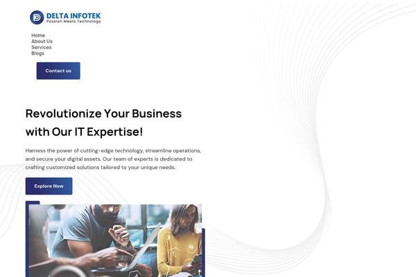 deltainfotek.com site used Oxion