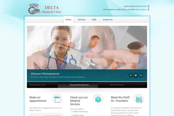Medica Parent theme site design template sample