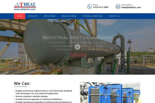 Hemingway theme site design template sample