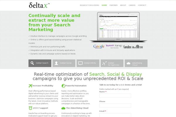 deltax.com site used Deltax-search-marketing
