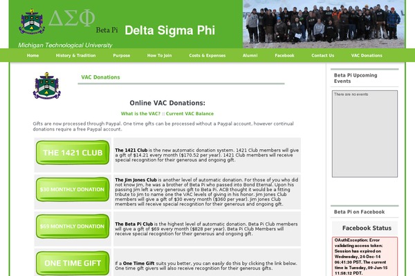 deltsigbetapi.org site used Betapi