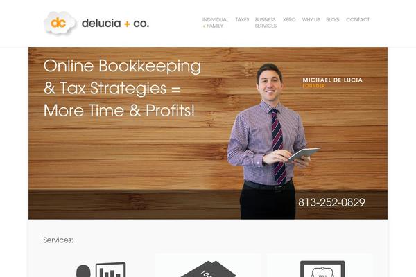Salient theme site design template sample