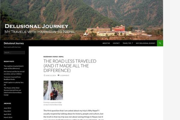 Twenty Fourteen theme site design template sample