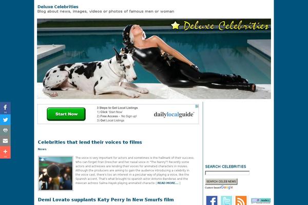 deluxecelebrities.com site used Functionmagazine