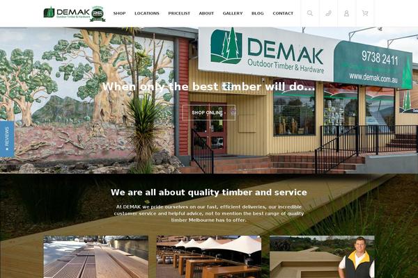 demak.com.au site used Demak