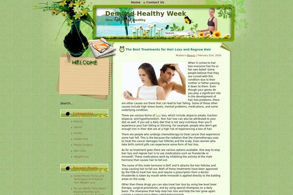 demandhealthyweek.com site used Turning_green