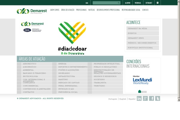 WordPress website example screenshot
