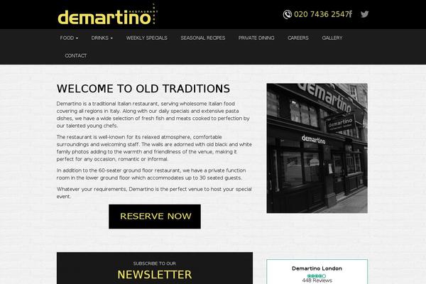 demartino.co.uk site used Demartino