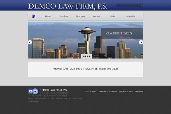 demcolaw.com site used Theme1508