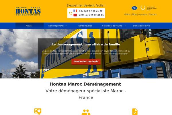 WordPress website example screenshot