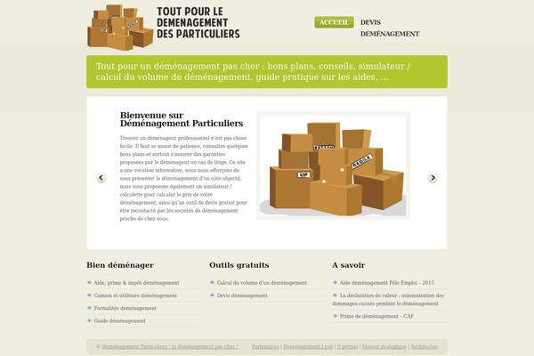 WordPress website example screenshot