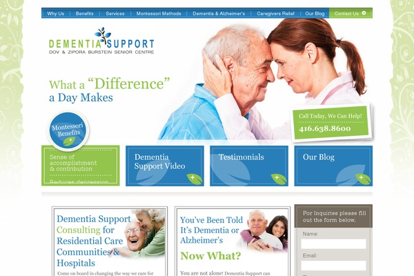 dementiasupport.ca site used Dementia-support