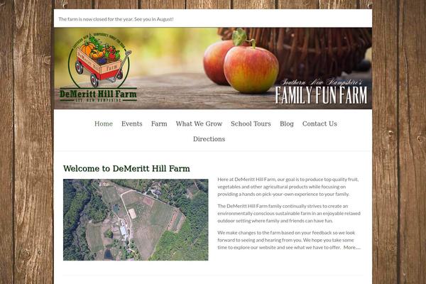 demeritthillfarm.com site used Demeritt