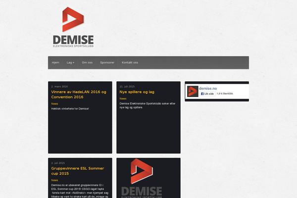 demise.no site used Wp_indigamer5-v1.6