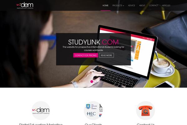 demltd.com site used Dem-site-wordpress-2.8