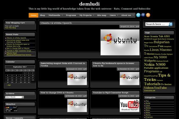 demludi.com site used Albizia