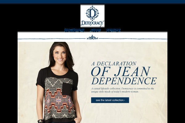 democracyclothing.com site used Democracy