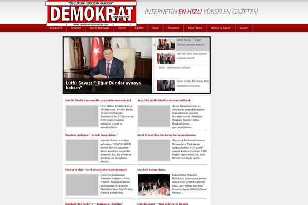 demokratiskenderun.com site used Haber_lite