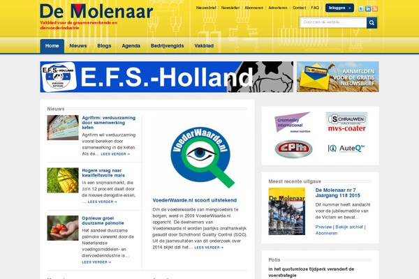 demolenaar.nl site used Emg-customizer