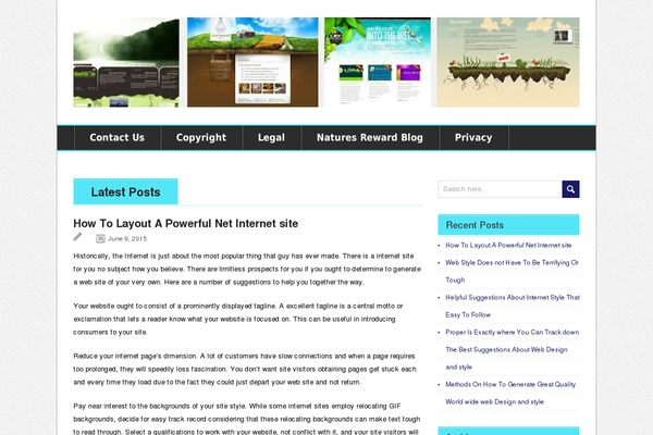 WordPress website example screenshot