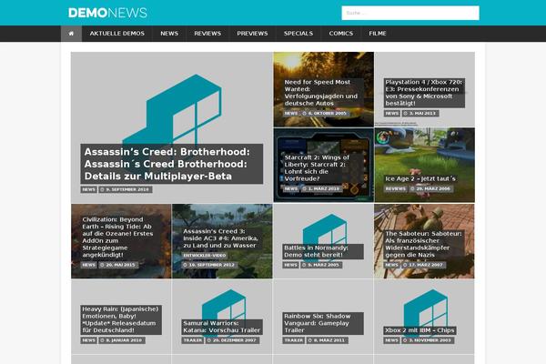 MH Magazine theme site design template sample