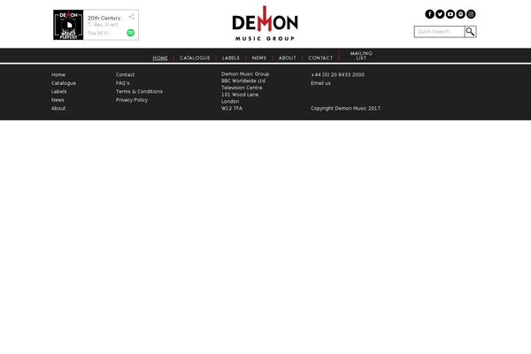Dmg theme site design template sample