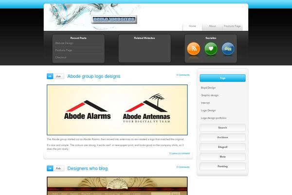 WordPress website example screenshot