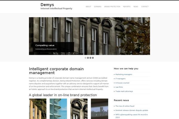 demys.com site used Demys