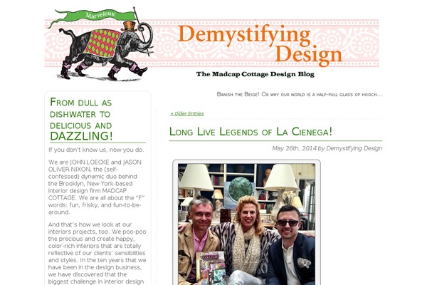 demystifyingdesign.com site used Aggiornare