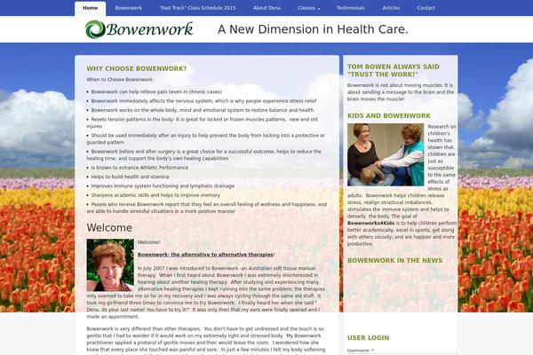 WordPress website example screenshot