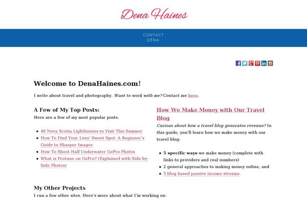 WordPress website example screenshot