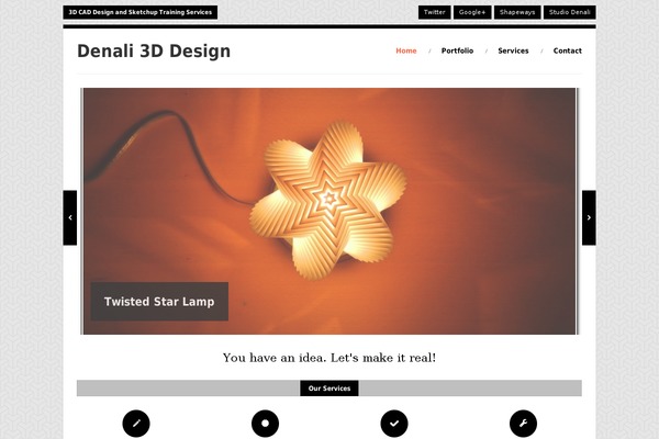 denali3ddesign.com site used Sencillo