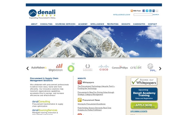 denaliusa.com site used Shape