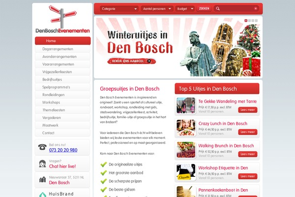 denboschevenementen.nl site used Bz-huisbrand