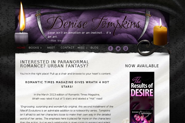 denise-tompkins.com site used Denise