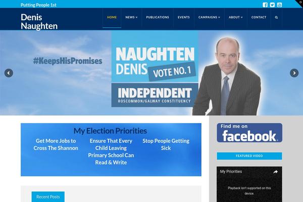 denisnaughten.ie site used Denis