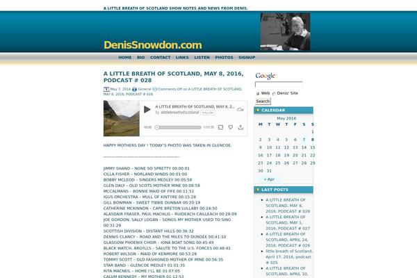 denissnowdon.com site used Bananaidea-10