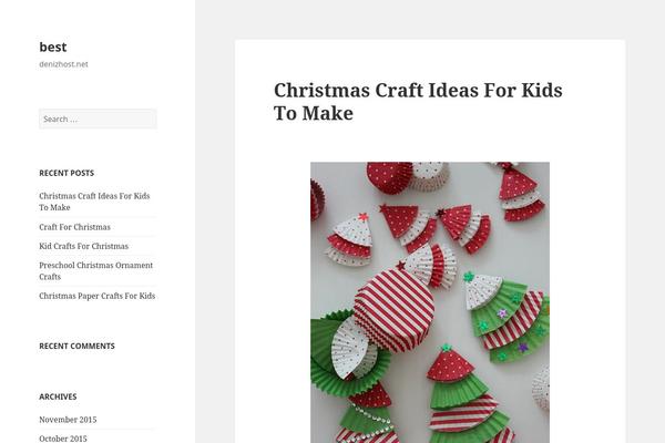 WordPress website example screenshot
