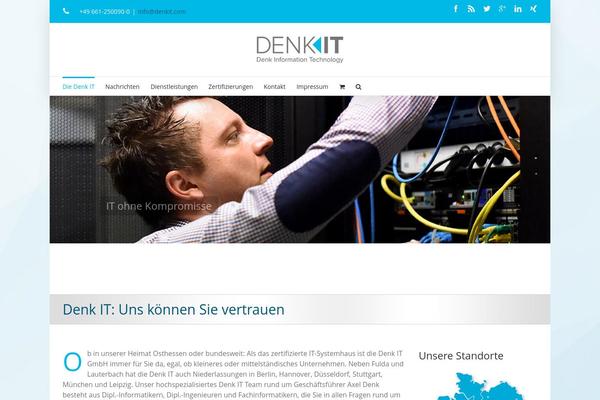 Avada theme site design template sample