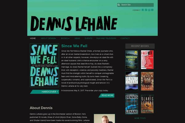 dennislehane.com site used Lehane