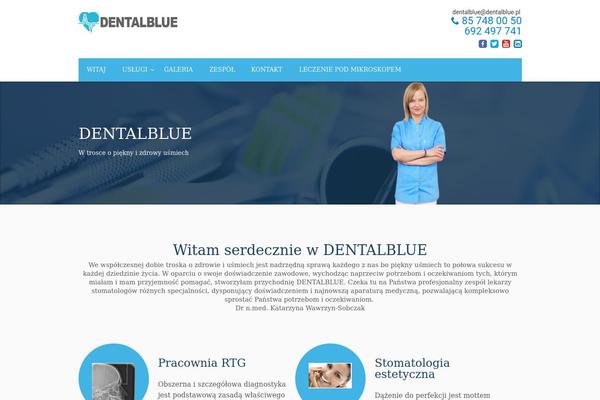 dentalblue.pl site used Medica-pro