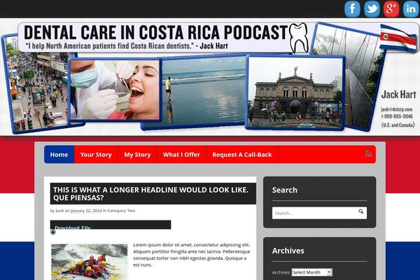 dentalcareincostaricapodcast.com site used Canvas