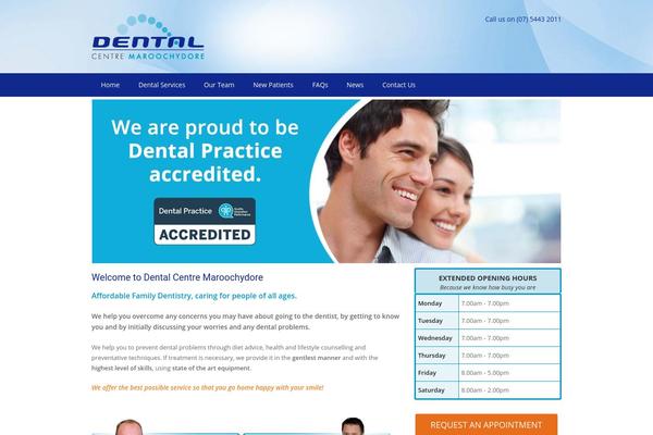dentalcentremaroochydore.com.au site used Dcg