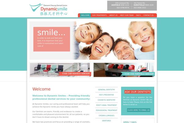 dentalclinicsydney.com.au site used Theme-13