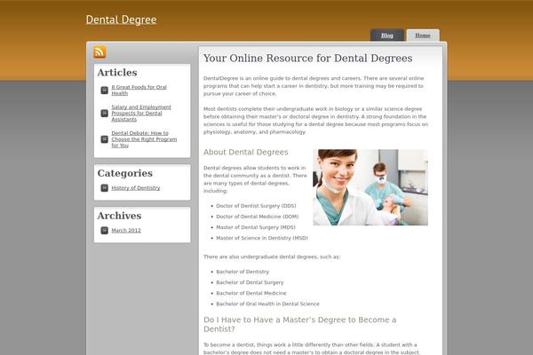 dentaldegree.org site used Literane