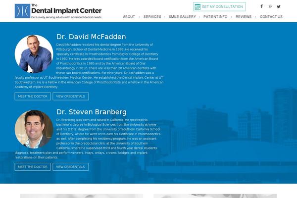 dentalimplantcenter.com site used Dentalimplantcenter