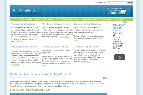 dentalimplants.org site used Fadtastic_theme